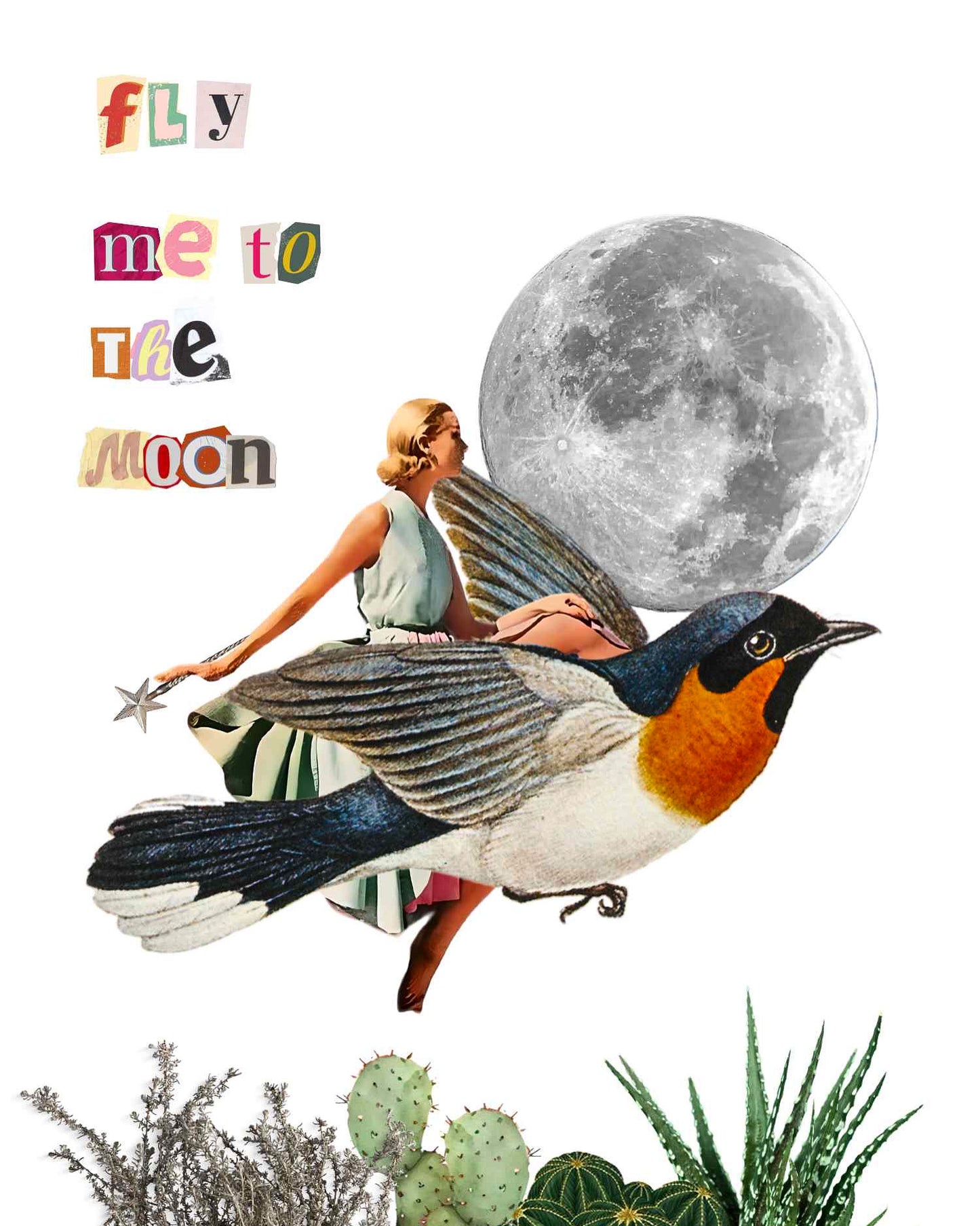 Fly me to the moon