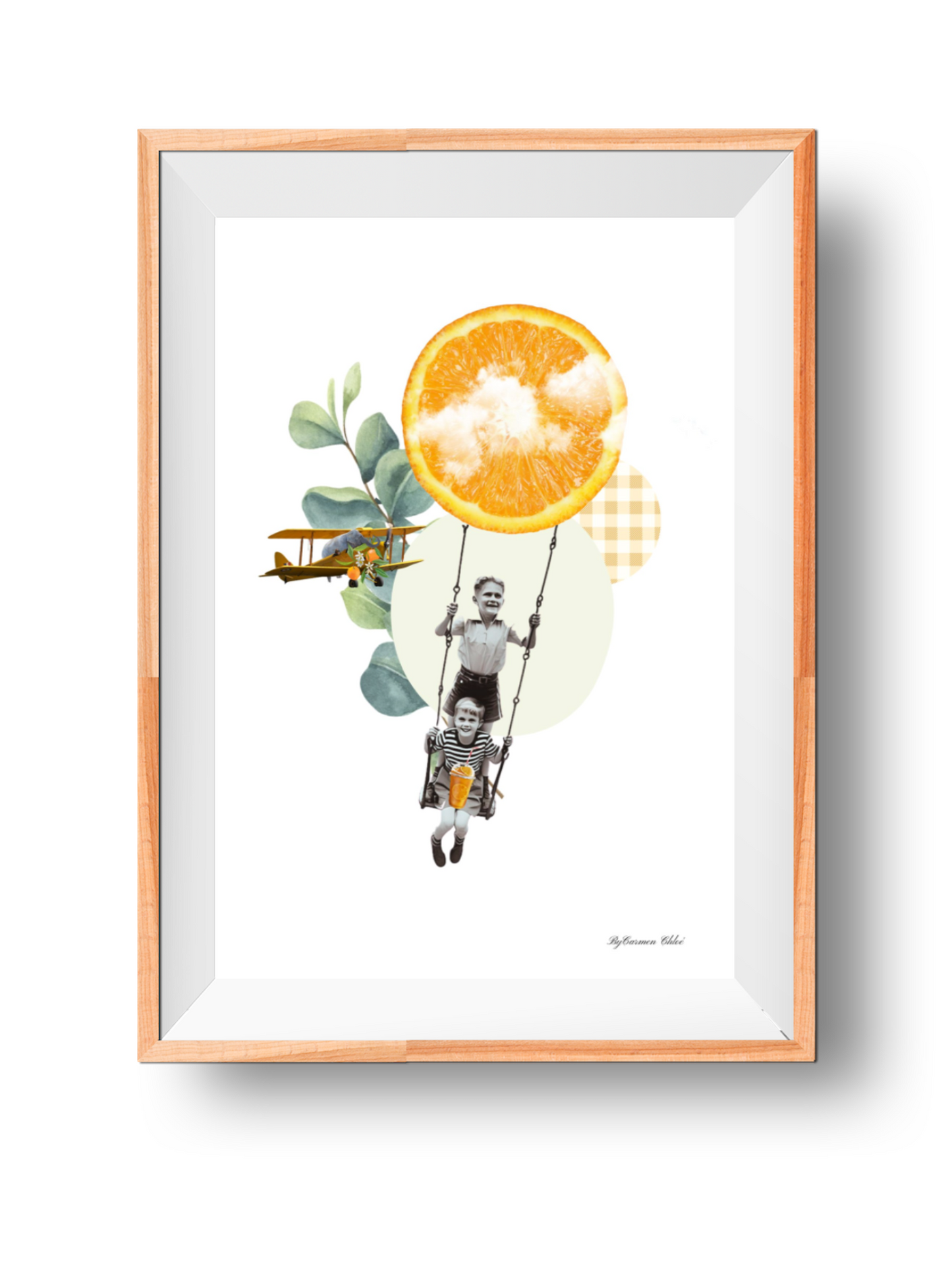 Columpios de naranjas