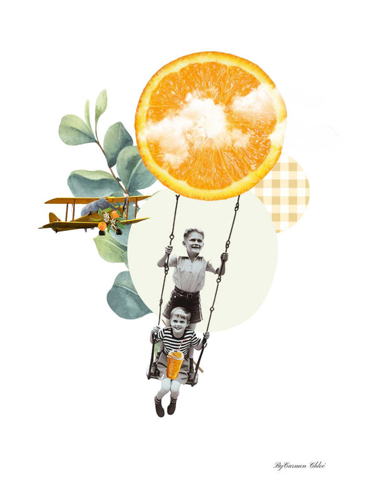 Columpios de naranjas